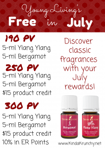 Young Living July Promotion