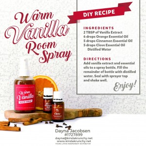 Vanilla Room Spray DIY